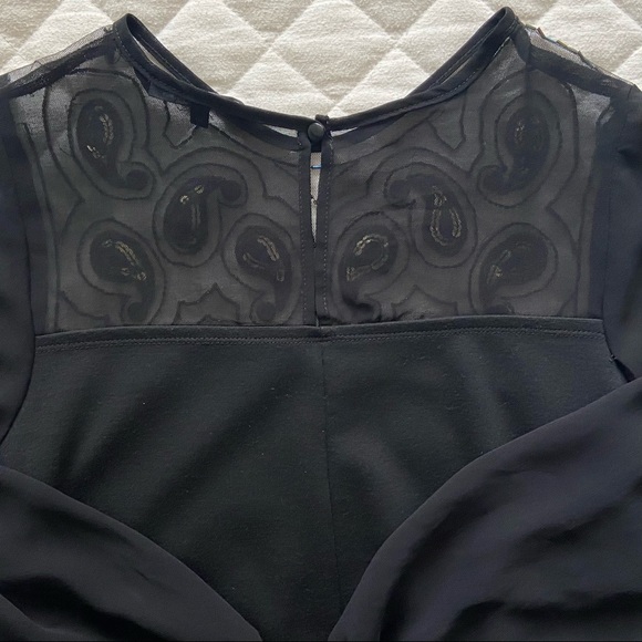 Debenhams Collection, Black Embellished Midi Dress - Picture 4 of 11